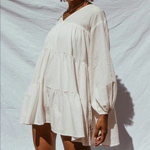 Aries mini dress white